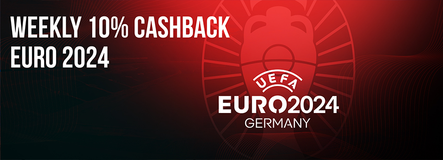 GET A 10% WEEKLY CASHBACK ON YOUR EURO 2024 LOSSES