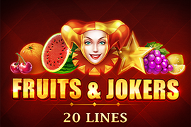 Fruits and Jokers 20 Lines